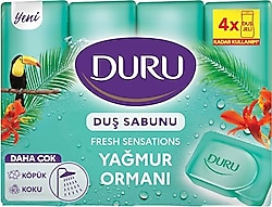 Duru Fresh Sensations Yağmur Ormanı 4x150 gr Duş Sabunu