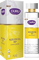Duru Limon Çiçeği Kolonya Cam Şişe 200 ml