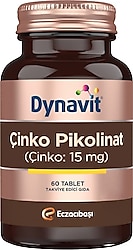 Dynavit Çinko Pikolinat 60 Tablet