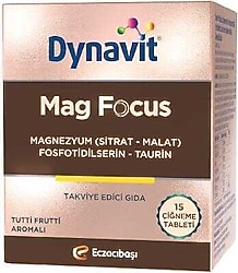 Dynavit Mag Focus 15 Çiğneme Tableti