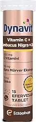 Dynavit Vitamin C + Sambucus Nigra + Çinko 15 Efervesan Tablet