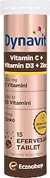 Dynavit Vitamin C + Vitamin D3 + Çinko 15 Efervesan Tablet