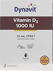 Dynavit Vitamin D3 1000 IU Sprey 20 ml