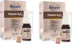 Dynavit Vitamin D3K2 Sprey 10 ml 2 Adet