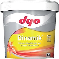 Dyo Dinamik Silikonlu İpek Mat 15 lt İç Cephe Boyası - Şampanya