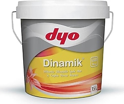 Dyo Dinamik Silikonlu İpek Mat 15 lt İç Cephe Boyası - Yeni Kesekağıdı