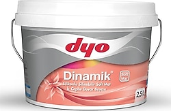 Dyo Dinamik Soft Mat 2.5 lt Silikonlu İç Cephe Boyası - Ihlamur