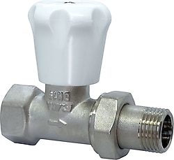 E.C.A. 102120322 1/2" RV2 Düz Radyatör Vanası