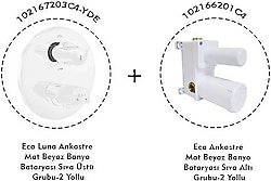 E.C.A. Myra 102167203-YDE - 102166201 Ankastre Banyo Bataryası Seti