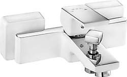 E.C.A. Tiera 104802469 Krom Beyaz Banyo Bataryası