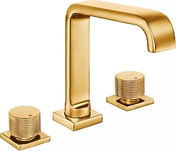 E.C.A. Life 102105777A1 3 Delikli Altın Ankastre Lavabo Bataryası