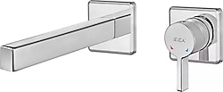 E.C.A. Life 102167622-KK Çift Rozetli Ankastre Lavabo Bataryası