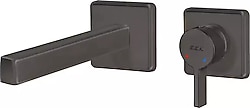 E.C.A. Life 102167622C5-KK Çift Rozetli Mat Antrasit Ankastre Lavabo Bataryası