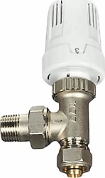 E.C.A. RV3 602120549 1/2" Köşe Termostatik Radyatör Vanası