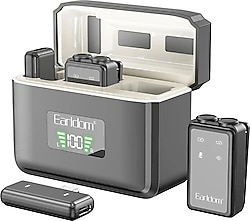 Earldom MC14 3IN1 Kablosuz Yaka Mikrofonu