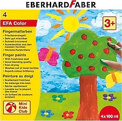 Eberhard Faber 100 ml 4 Renk Parmak Boyası