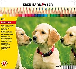 Eberhard Faber 24'lü Metal Kutu Kuru Boya Seti