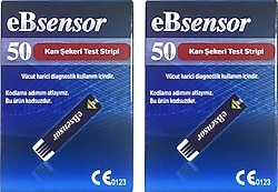 EBsensor 50'li 2 Kutu Şeker Ölçüm Çubuğu