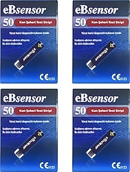 EBsensor 50'li 4 Kutu Şeker Ölçüm Çubuğu