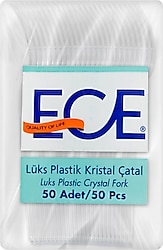 Ece Lüx Kristal 50'li Plastik Kaşık