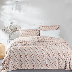 Ecocotton Merisa Terra Müslin Çift Kişilik Pike Takımı