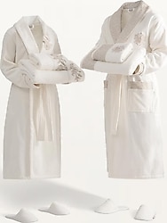 Ecocotton Vanya Aile Bornoz Takımı