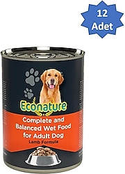 Econature 400 gr 12'li Yetişkin Konserve Köpek Maması