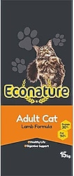 Econature Kuzu Etli 15 kg Yetişkin Kedi Maması
