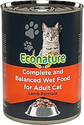 Econature Kuzu Etli 400 gr Yetişkin Kedi Konservesi