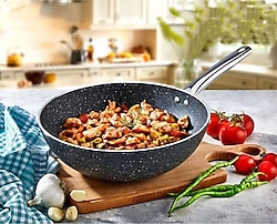 Eda Tel Saplı 28 cm Wok Tava