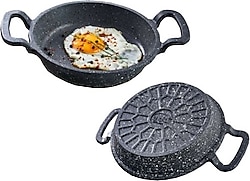 Eda ZK-961 Asya 18 cm Yuvarlak Döküm Sahan Gri