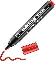 Edding 103 Kırmızı Permanent Marker Kalem
