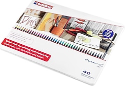 Edding 1300 Metal Kutu 40'lı Keçeli Kalem Seti