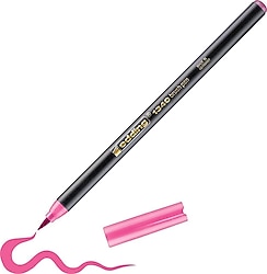 Edding 1340 Pembe Fırça Uçlu Keçeli Kalem