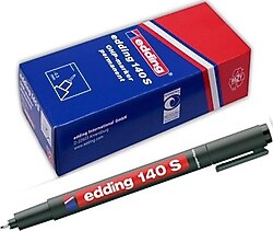 Edding 140S 10'lu Kırmızı Asetat Kalemi