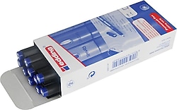 Edding 142M 10'lu Paket Asetat Kalemi Mavi