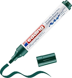 Edding 1455 1-5 mm Koyu Yeşil Kaligrafi Kalemi