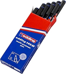 Edding 149M 10'lu Paket Mavi Asetat Kalemi