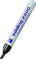 Edding 2200 1-5 mm Kesik Uçlu Siyah Permanent Marker