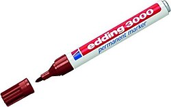 Edding 3000 Kahverengi Permanent Marker Kalem