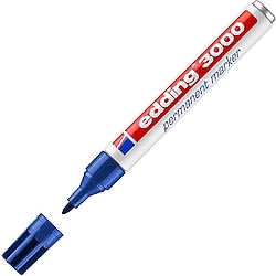 Edding 3000 Mavi Permanent Marker Kalem