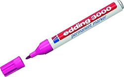 Edding 3000 Pembe Permanent Marker Kalem