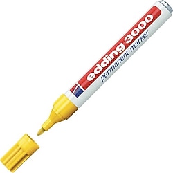 Edding 3000 Permanent Sarı Marker Kalem