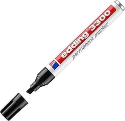 Edding 3300 Kesik Uçlu Siyah Permanent Marker Kalem
