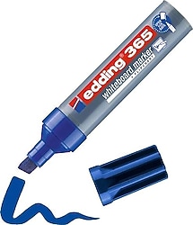Edding 365 Mavi Kesik Uçlu Yazı Tahtası Kalemi