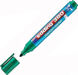 Edding 380 Flipchart Capoff Yeşil Marker Kalem