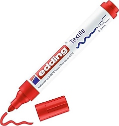 Edding 4500 Tekstil Kalemi Kırmızı