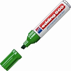 Edding 500 Kesik Uçlu Yeşil Permanent Marker Kalem