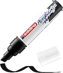 Edding 5000 5-10 mm Kesik Uç Siyah Akrilik Marker