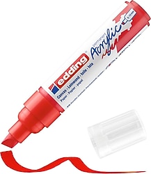 Edding 5000 5-10 mm Kesik Uç Trafik Kırmızı Akrilik Marker